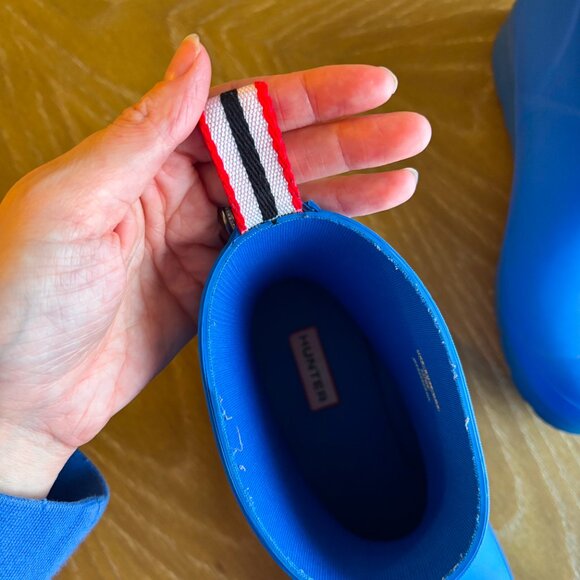 Hunter Women's Short Play Rain Boot in Cobalt Blue - Picture 6 of 9